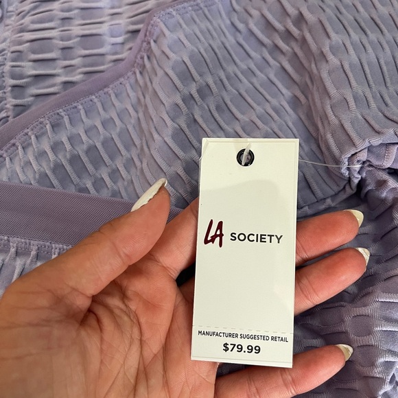 Society Lavender Textured Jacket - Picture 4 of 9